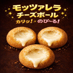 【モッツァレラチーズボール業務用35g×350個入/50個入×7袋】【外はサクッと香ばしく、中からはとろ〜り伸びる濃厚チーズ】《韓国屋台風スイーツ・冷凍・揚げるだけ簡単デザート》